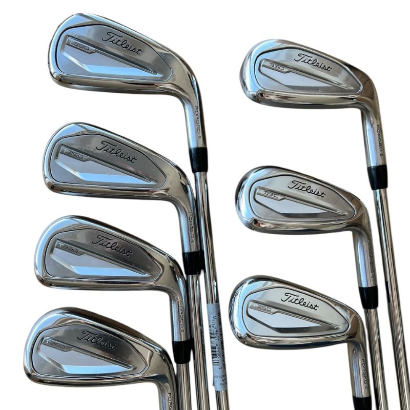 Titleist T350 3G Iron Set - 5-PW, GW - Steel - Demo Right Regular Steel - True Temper AMT Red R300