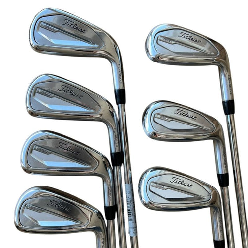 Titleist T350 3G Iron Set - 5-PW, GW - Steel - Demo Right Regular Steel - True Temper AMT Red R300