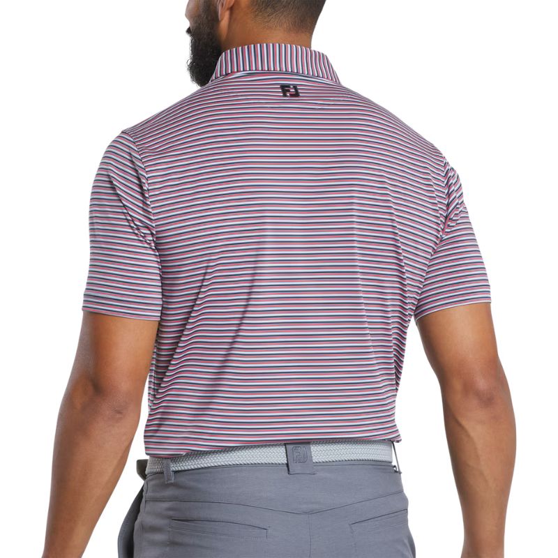 FootJoy Balance Stripe Lisle Polo