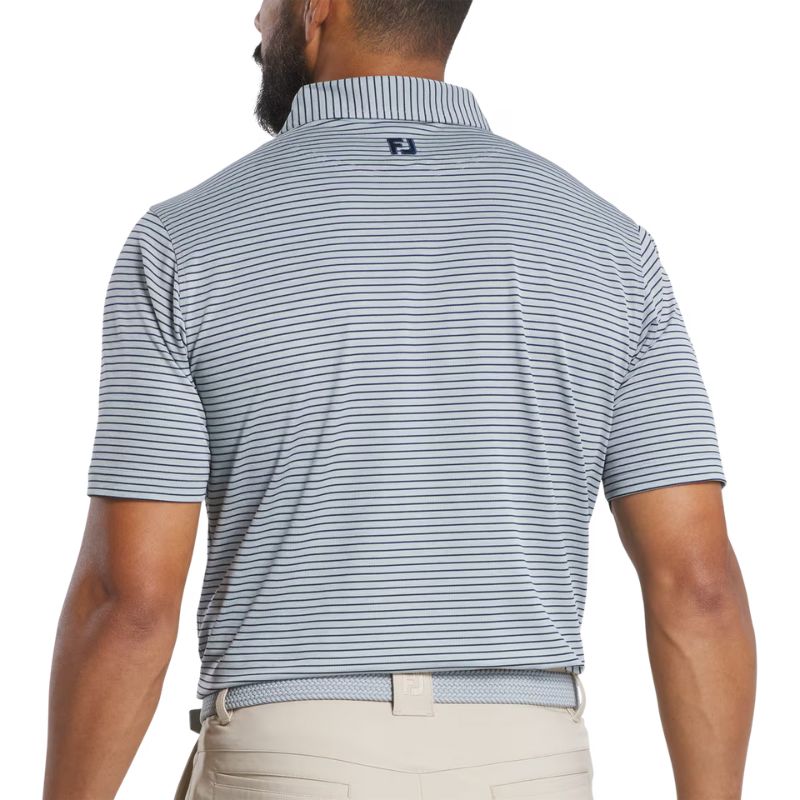 FootJoy Hickory Stripe Pique Polo