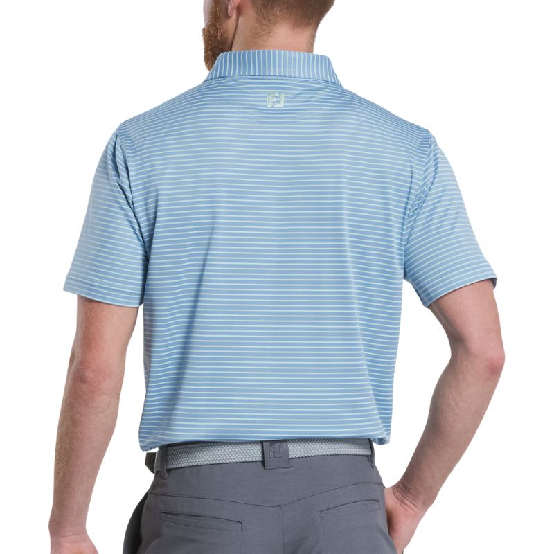 FootJoy Hickory Stripe Pique Polo