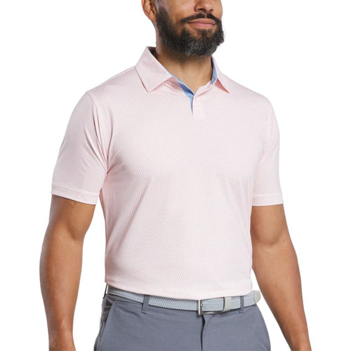 FootJoy Irongate Lisle Polo White Orange