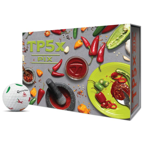 TaylorMade TP5x PIX Peppers Golf Balls Peppers