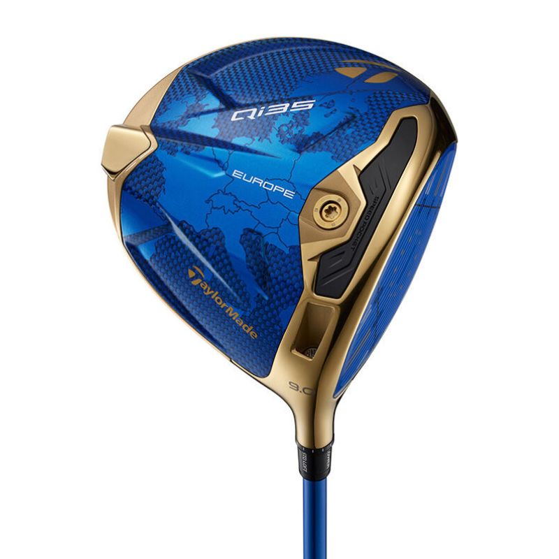 TaylorMade Qi35 Ryder Cup Driver - Europe Right Regular 10.5 Fujikura Airspeeder 50 Team Europe