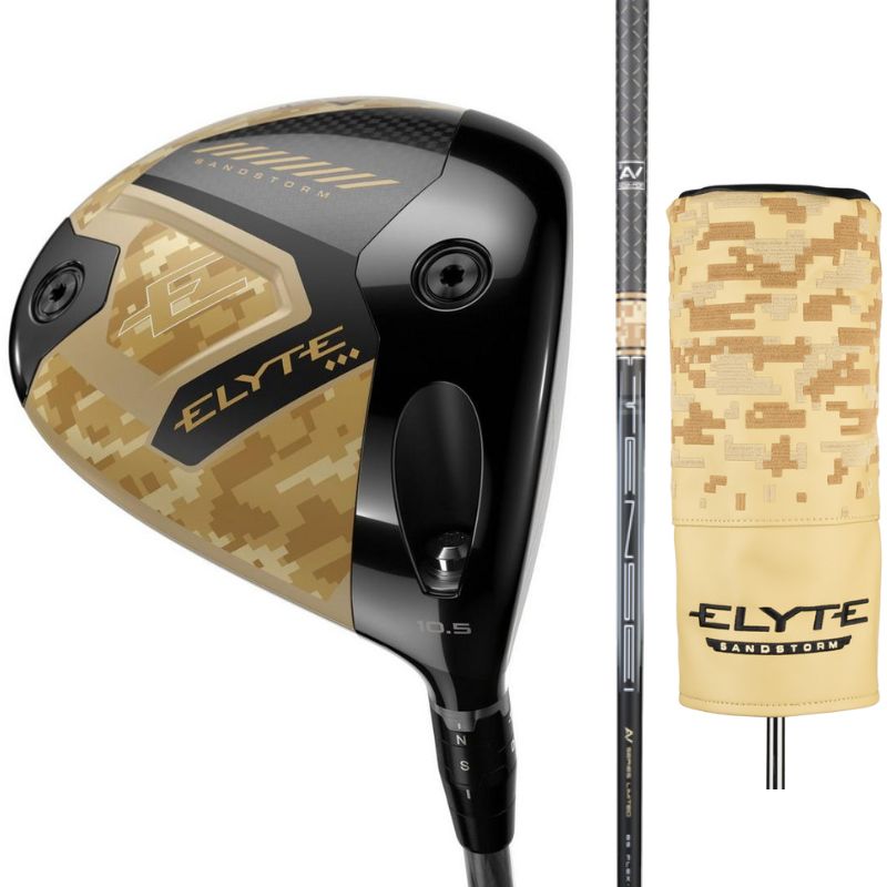 Callaway Elyte Triple Diamond Sandstorm Driver - Limited Edition Right Stiff 9.0 Mitsubishi Tensei Sandstorm AV Series 65