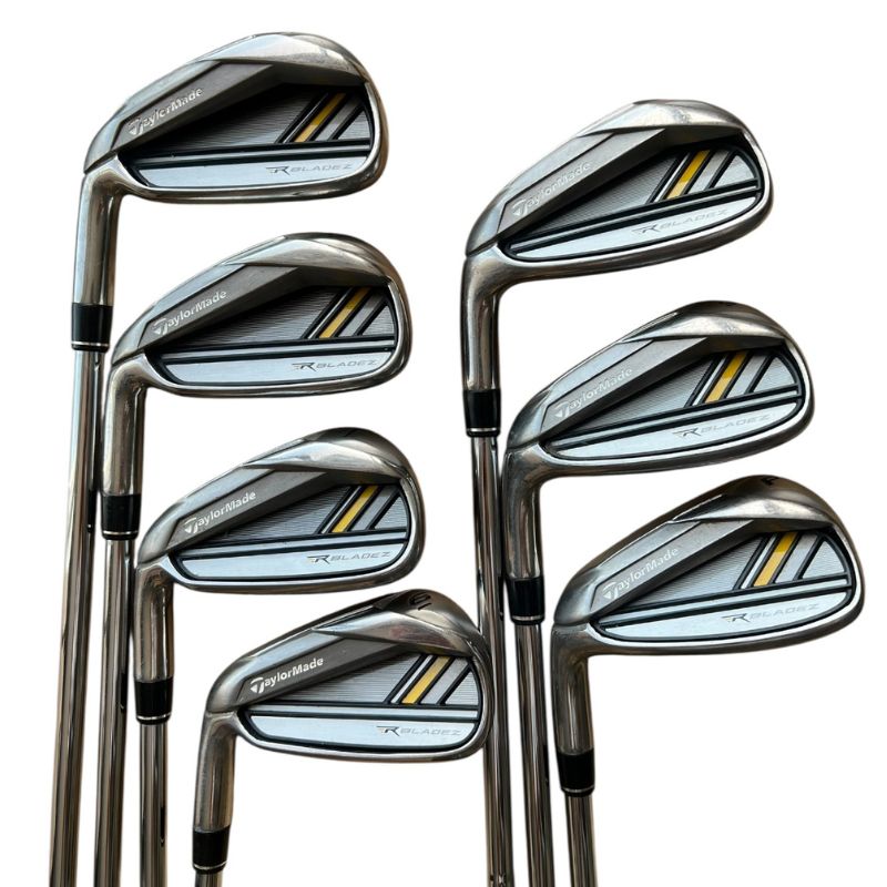 TaylorMade Rocket Bladez Iron Set - 4-PW - Used Left Regular Steel - Rocket Fuel Light Weight