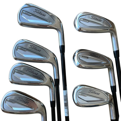 Titleist T350 3G Iron Set - 5-PW, GW - Graphite - Demo Right Senior Graphite - Mitsubishi Tensei AV Red AM2