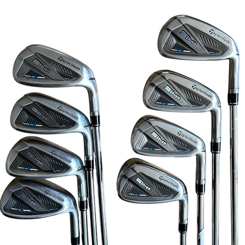 TaylorMade SIM2 Max Iron Set - 5-PW, AW, SW - Steel - Used Right Regular Steel - KBS MAX 85 MT