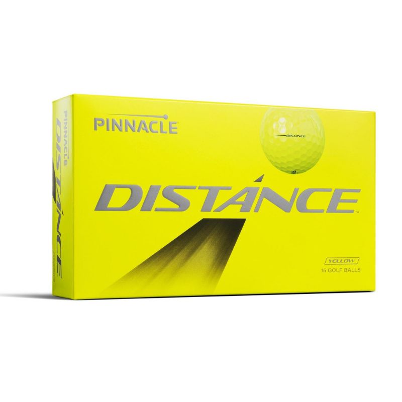 Pinnacle Distance Golf Balls - 15 Pack Yellow