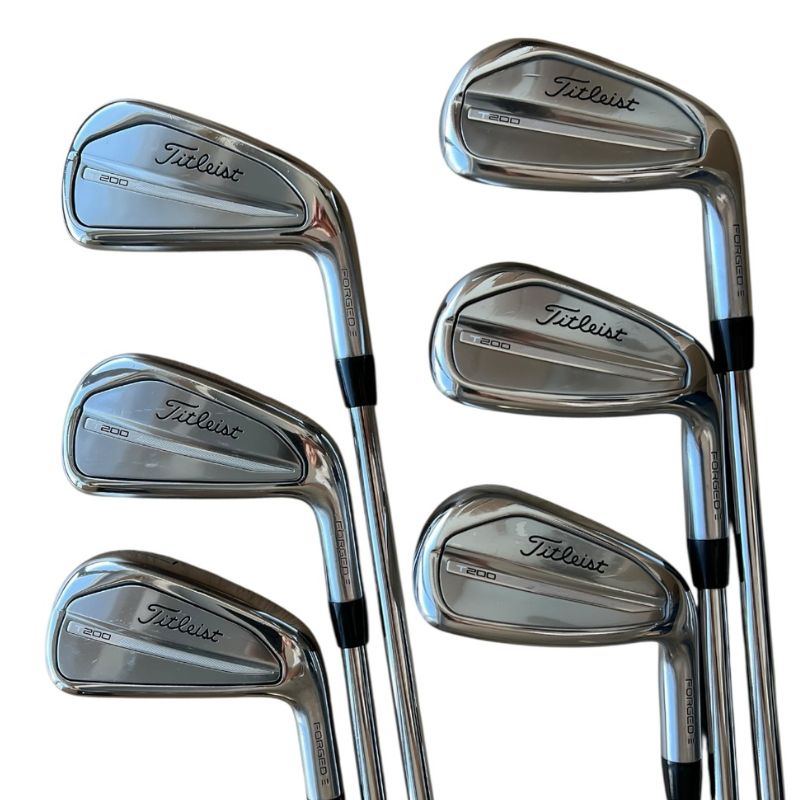 Titleist T200 3G Iron Set - 5-PW - Steel - Indoor Demo Right Stiff Steel - True Temper AMT Black S300