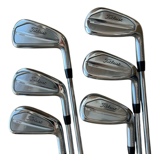 Titleist T200 3G Iron Set - 5-PW - Steel - Indoor Demo Right Stiff Steel - True Temper AMT Black S300