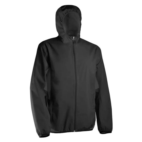 Sun Mountain Monsoon Hooded Rain Jacket Black Steel