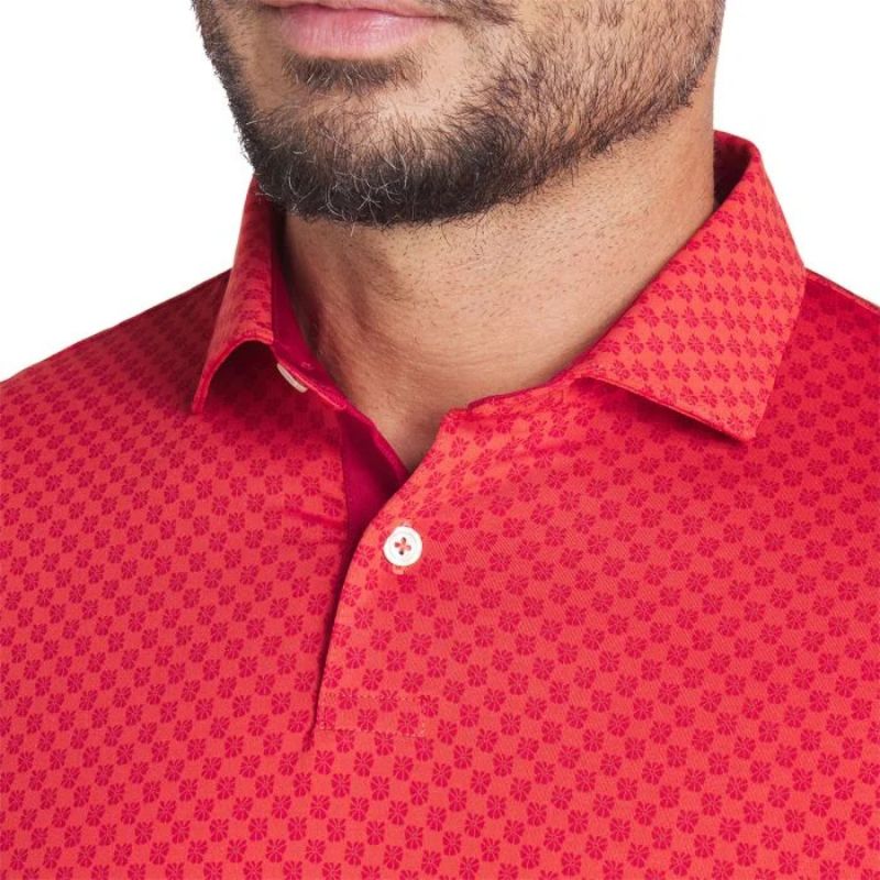 PUMA MATTR Micro Floral Golf Polo