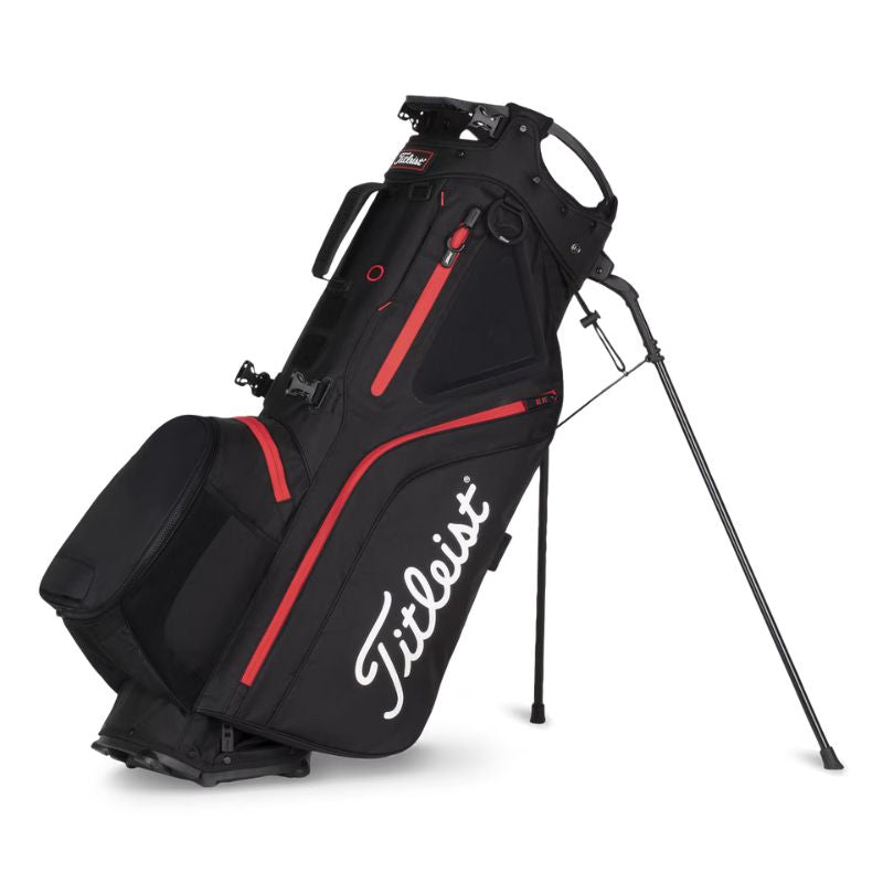 Titleist Hybrid 5 Stand Bag Black Red