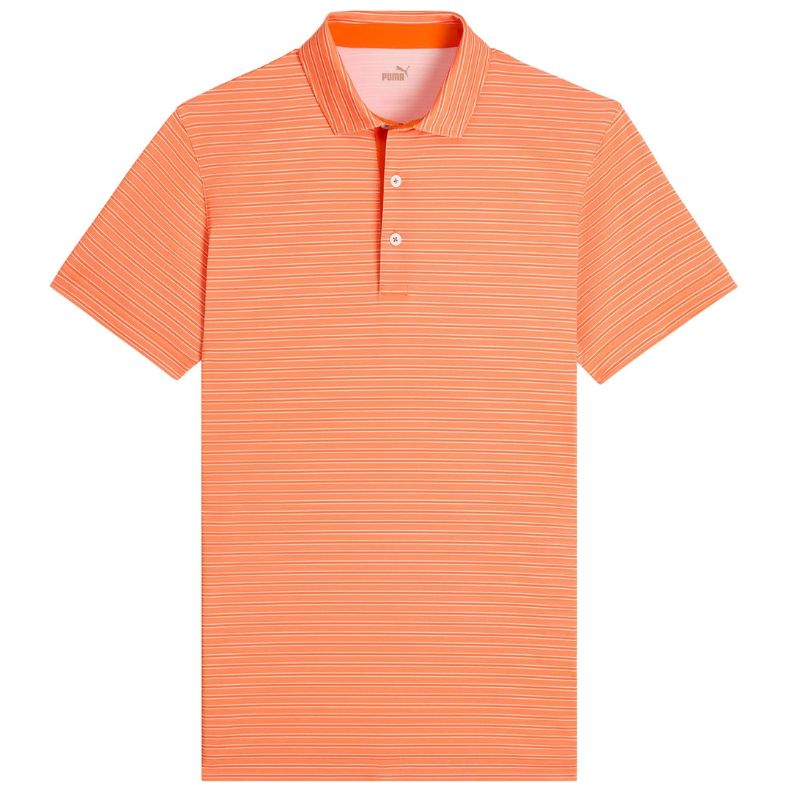 PUMA MATTR Bay Golf Polo Orange