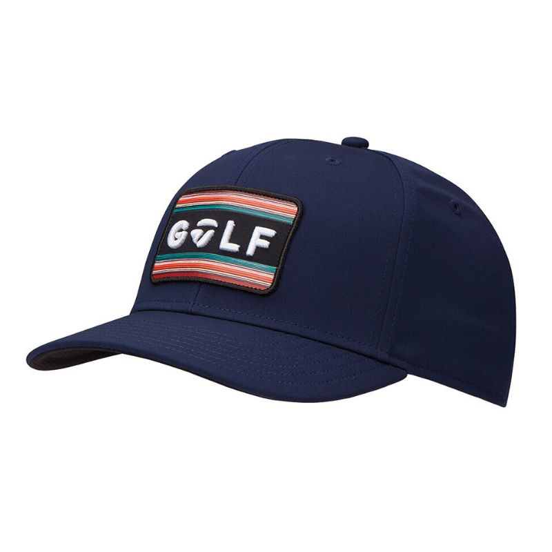 TaylorMade Sunset Snapback Hat Navy OSFA