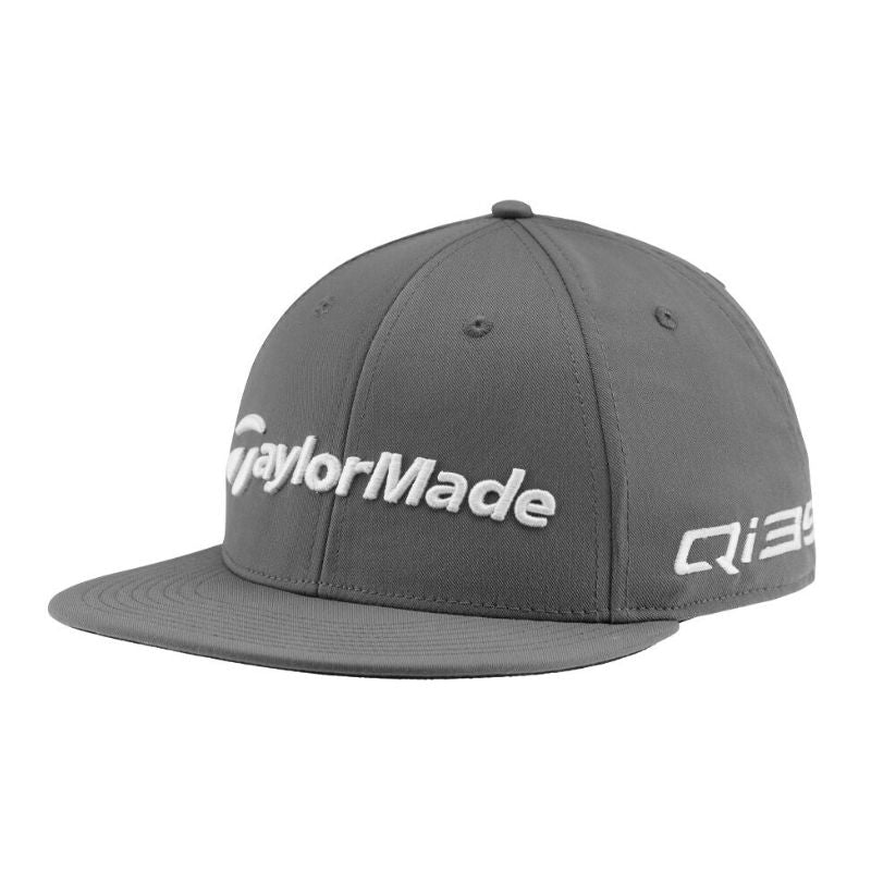 TaylorMade Tour Preferred™ Flatbill Qi35 Snapback Hat Grey Regular
