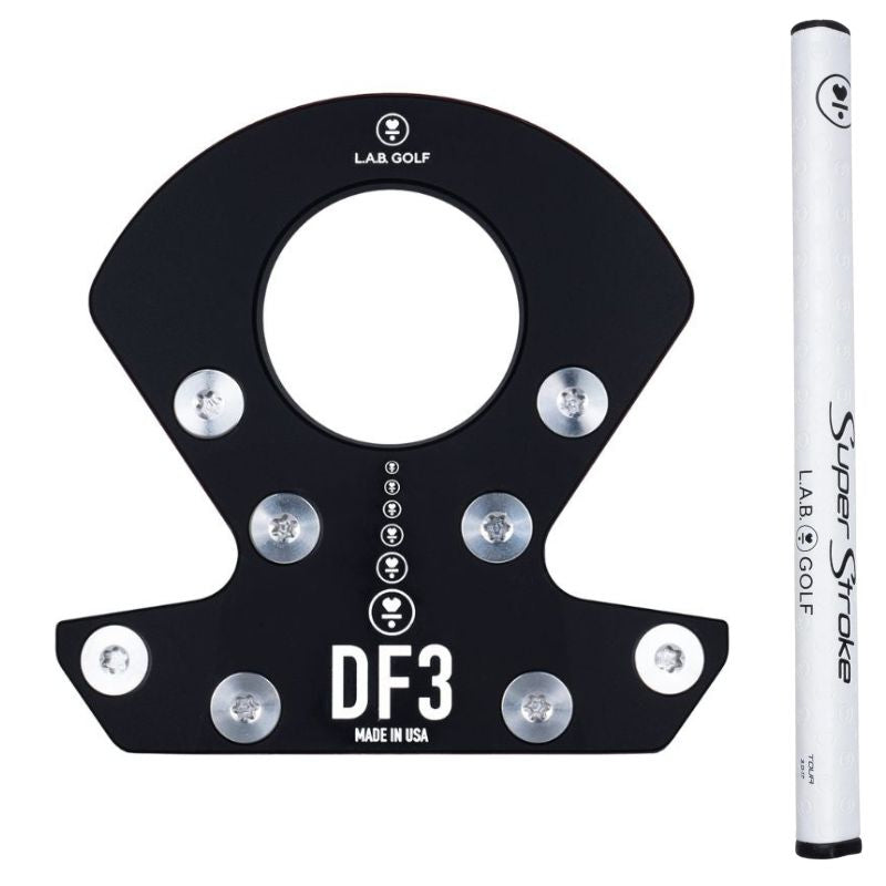 L.A.B. Golf DF3 Putter - Counterbalance 38&quot; Black (Black Accra Shaft)