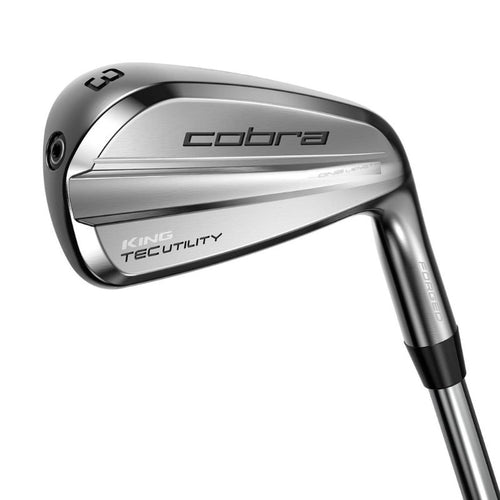 Cobra KING TEC One-Length Utility Iron Right Stiff 3i (19°) - KBS $-Taper 110 (-0.5" SHORT & 2° FLAT)