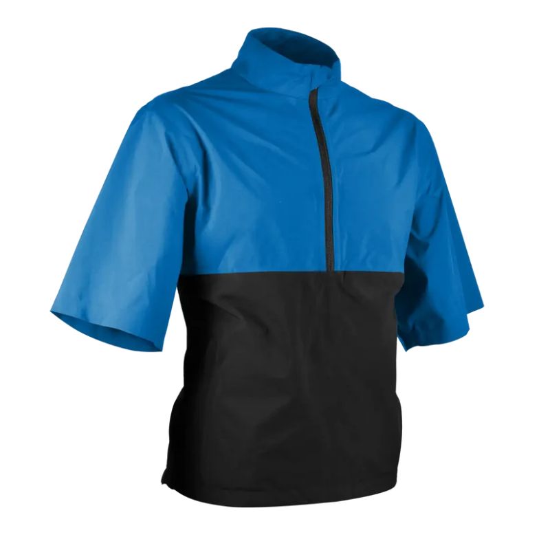 Sun Mountain Monsoon Short-Sleeve Rain Jacket Royal Black