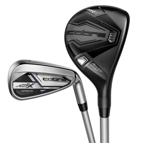 Cobra Women's AIR-X 2 Combo Iron Set - 5H 6H 7-PW, SW - Store Display Demo Right Ladies Graphite - COBRA ULTRALITE