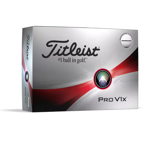 Titleist Pro V1x Performance Alignment Golf Balls - Previous Season Black