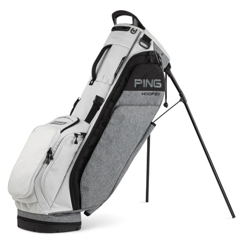 PING Hoofer Stand Bag Heather Grey Platinum Black
