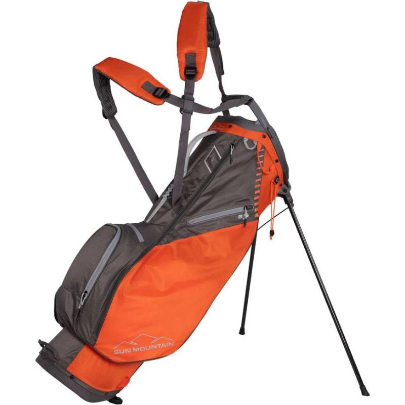 Sun Mountain 2023 2.5+ Stand Bag Inferno Gunmetal