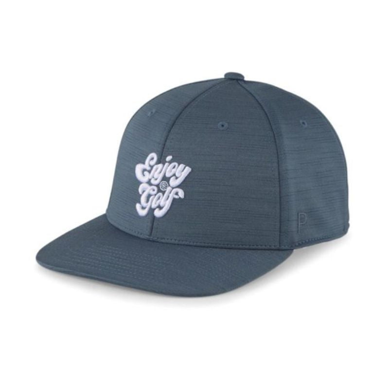 PUMA Enjoy Golf Responsibly Cap Evening Sky White Glow OSFA