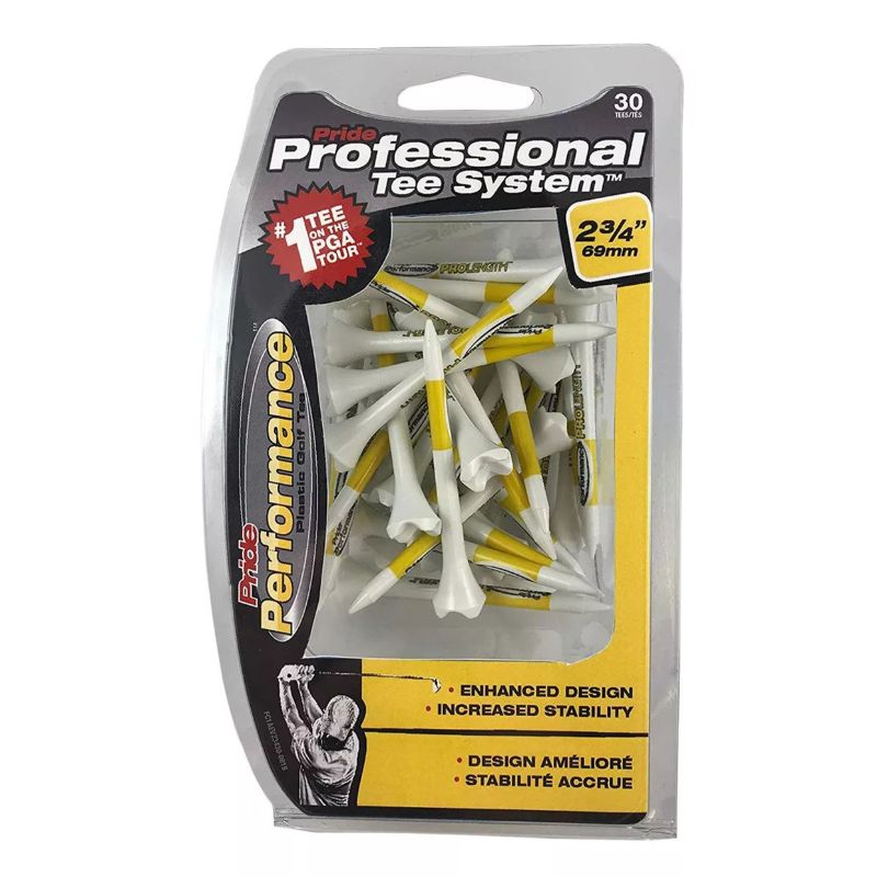Champ PTS Pride Performance Plastic Golf Tees - 2 3/4&quot; (30pk) White