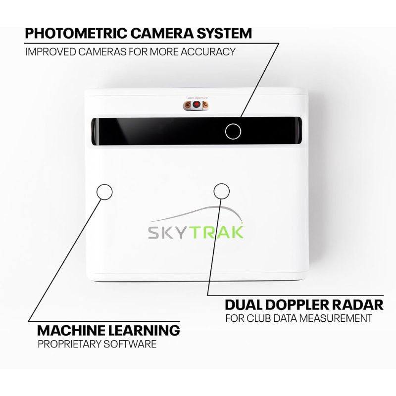 SKYTRAK+ Launch Monitor + Shield Launch Monitor SkyTrack