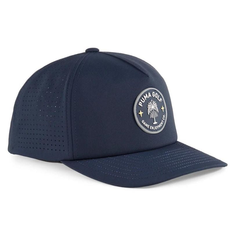 PUMA Circle Flower Tech Cap Deep Navy OSFA