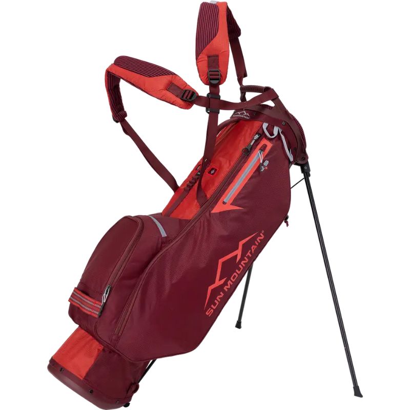 Sun Mountain 2024 2.5+ Stand Bag Port Rush Red