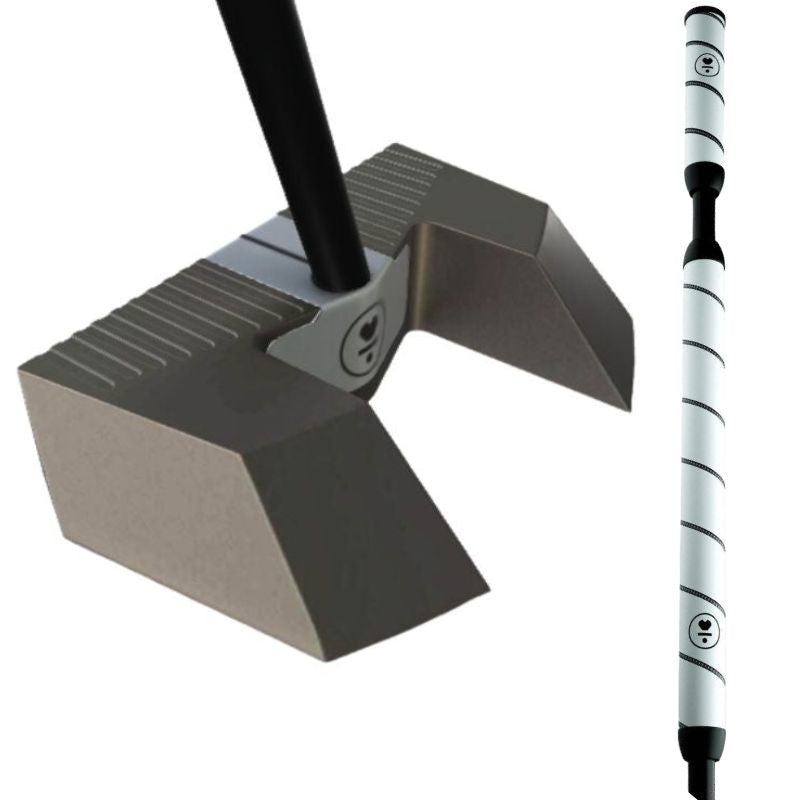 L.A.B. Golf MEZZ.1 MAX Putter - Broomstick - Lucas Glover&#39;s Gamer (Single Line Alignment) Right 45&quot; Platinum (Black Accra Shaft)