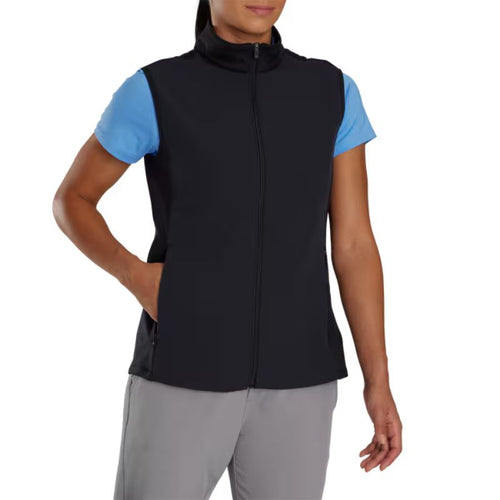 FootJoy Women's Full-Zip Vest Women's Vest Footjoy Black XS 