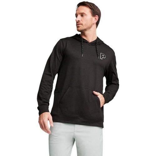 PUMA CLOUDSPUN Patch Golf Hoodie Puma Black Heather