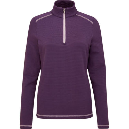 PING Women's Sonya 1/4 Zip Sweater Women's Sweater Ping Purple Plum 4 