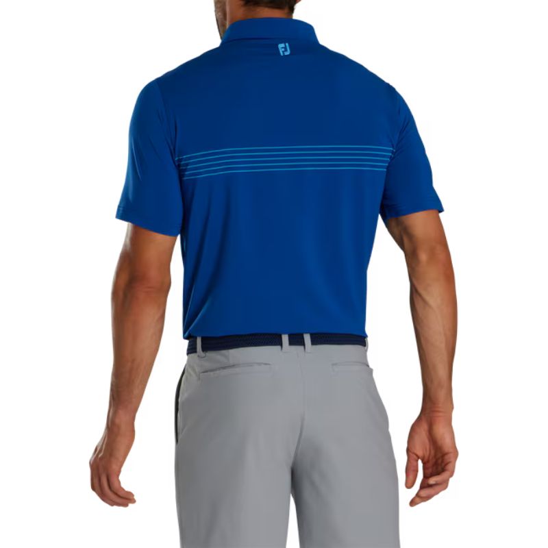 FootJoy Engineered Pinstripe Lisle Self Tour Collar Polo
