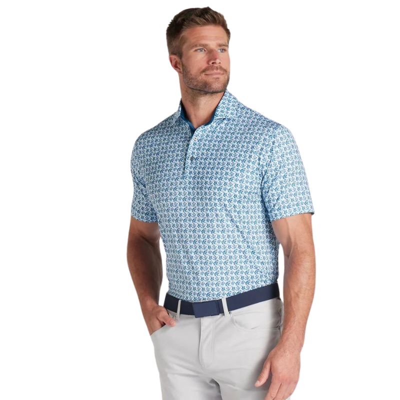 PUMA MATTR Essex Golf Polo Zen Blue Ocean Tropic