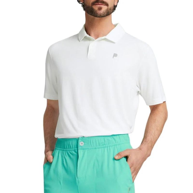 PUMA Puma x PTC Golf Polo Men&#39;s Shirt Puma Bright White MEDIUM 