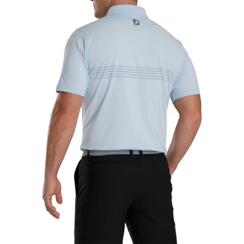 FootJoy Engineered Pinstripe Lisle Self Tour Collar Polo