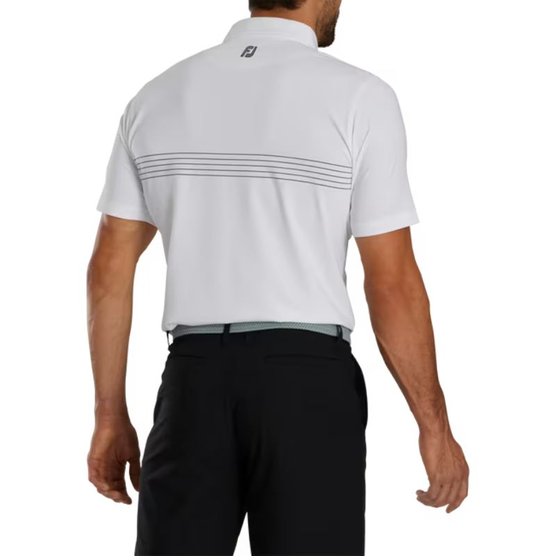 FootJoy Engineered Pinstripe Lisle Self Tour Collar Polo