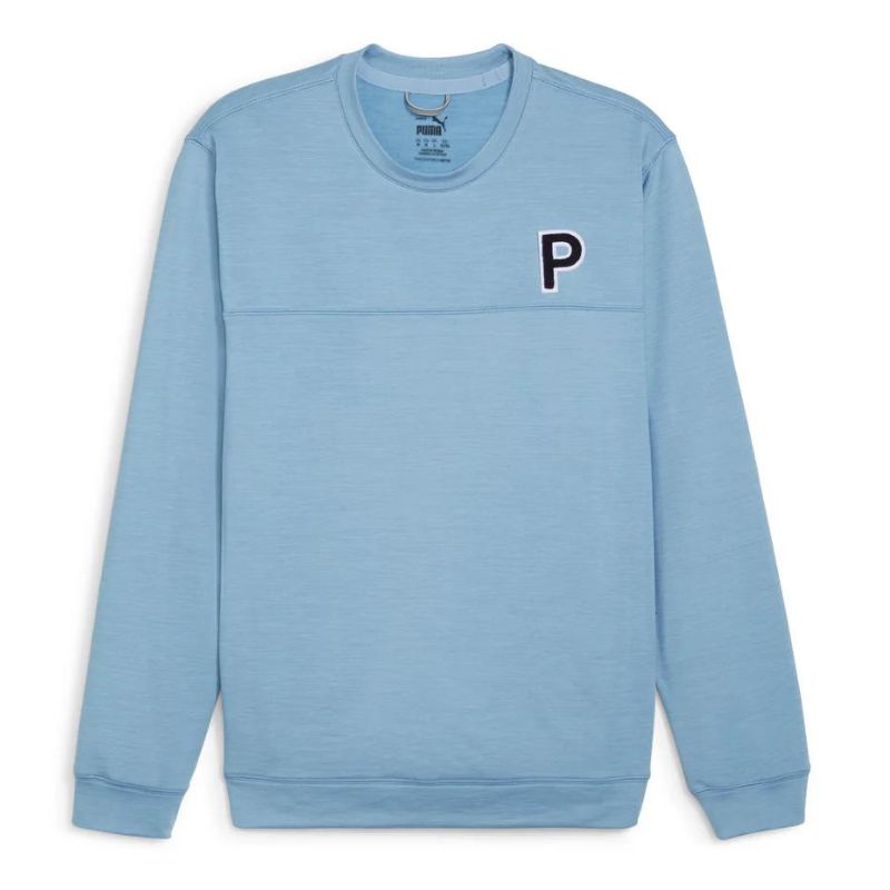 PUMA CLOUDSPUN Patch Crewneck Golf Sweater