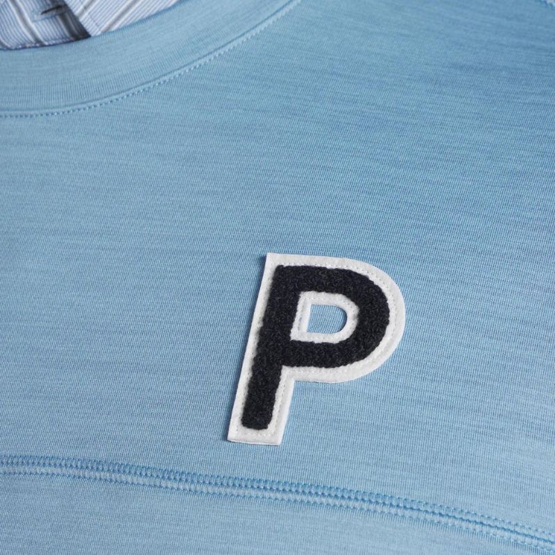 PUMA CLOUDSPUN Patch Crewneck Golf Sweater