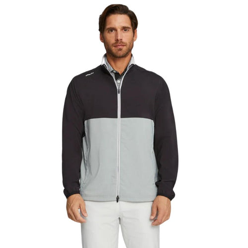 PUMA Monterey Wind Golf Jacket Puma Black Slate Sky