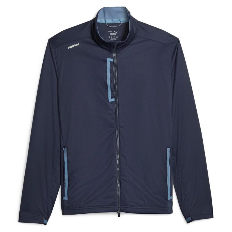 PUMA Channel Softshell Golf Jacket Men&#39;s Jacket Puma Navy Blazer/Deep Dive MEDIUM 