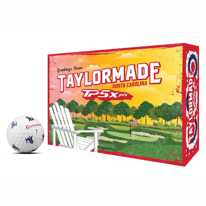 TaylorMade TP5x PIX US Open Golf Balls Golf Balls Taylormade US Open  