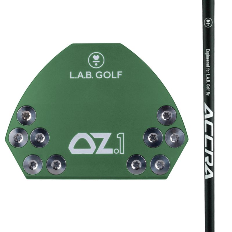 L.A.B. Golf OZ.1 Putter - ACCRA Black Shaft Right 35&quot; Green