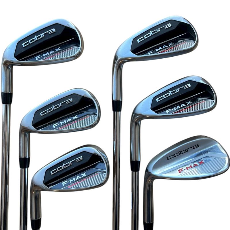 Cobra F-Max Superlite Iron Set - Steel - 6-PW, SW - Used Left Regular Steel - Cobra Superlite FST