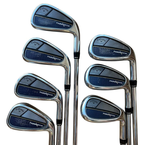 Callaway Paradym Iron Set - Steel - 5-PW, AW - Used Right Regular Steel - Elevate MPH 95g